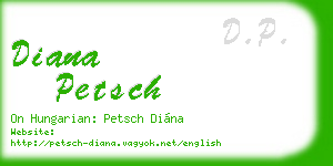 diana petsch business card